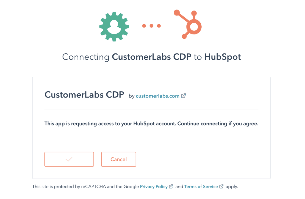 Hubspot integration with CustomerLabs CDP