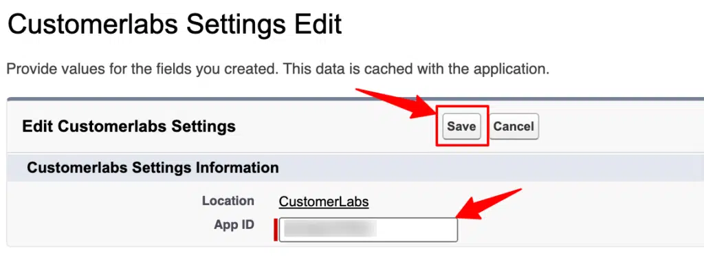 How to connect Jotform with Salesforce? 25 Settings edit with save button highlighted