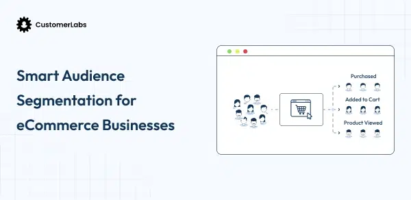 This is a banner image with the text "Smart Audience Segmentation for eCommerce Businesses"