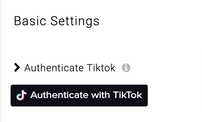 Authenticate TikTok inside CustomerLabs CDP for first party data flow