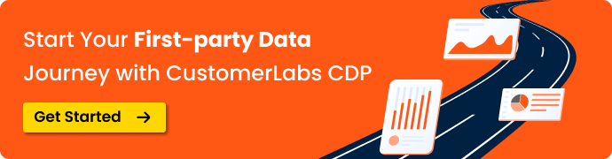 CTA with the text Start Your First-party Data Journey with CustomerLabs CDP. Click Get Started