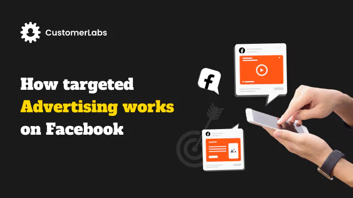 How Facebook Ads Targeting Works Blog Banner created by Swathy Venkatesh of CustomerLabs CDP.