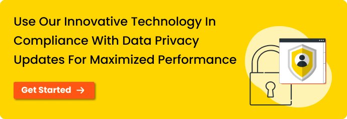 CTA with the text Use our Innovative Technology in Compliance with data privacy updates for maximized performance.