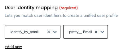 user identity mapping