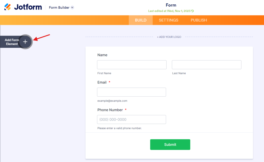 Form creation
