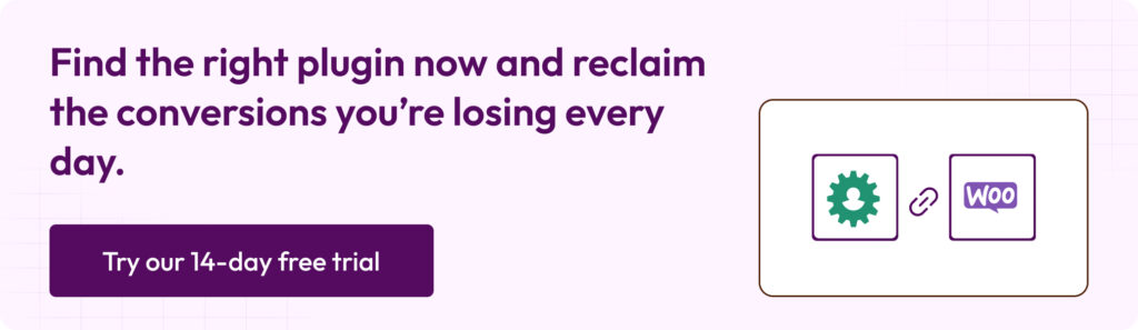 The Best 5 WooCommerce Conversion Tracking Plugins for Accurate Attribution 5 Promotional banner urging users to choose the right WooCommerce tracking plugin to recover lost conversions, with icons linking CustomerLabs and WooCommerce.