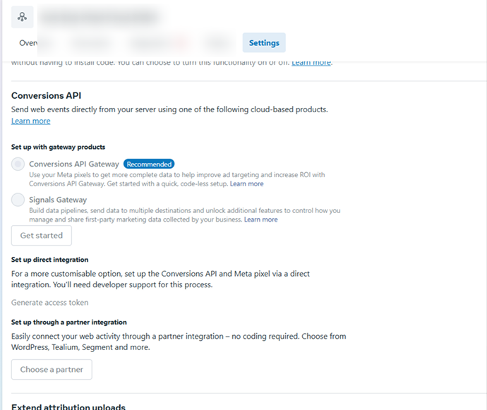 Conversions api