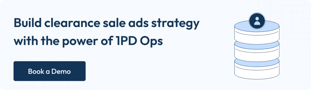 Build clearance sale ads strategy with the power of 1PD Ops