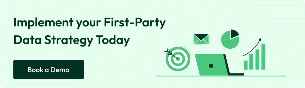 Implement your first party data strategy  today