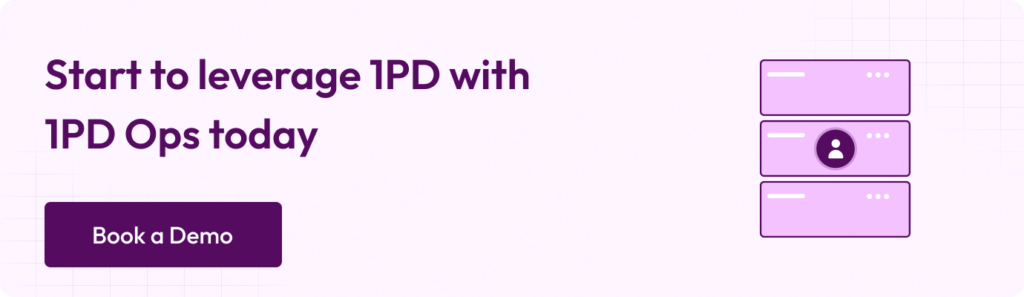 start to leverage 1PD with 1PD ops today
