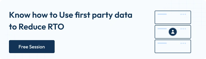 Know how to use first party data to reduce rto