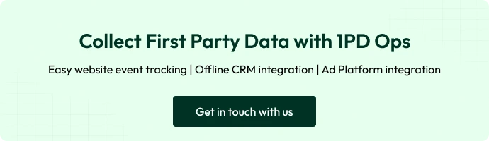 CTA Collect 1PD with first party data Ops
