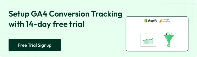 Setup GA4 conversion tracking