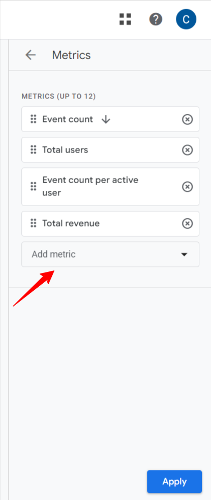 add metric