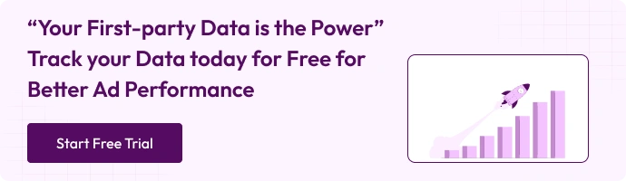 “Your First-party Data is the Power”
Track your Data today for Free for Better Ad Performance - Start free trial