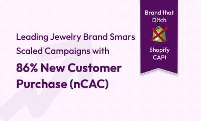 Leading Jewelry Brand Smars Scaled Campaigns with 86 New Customer Purchase nCAC