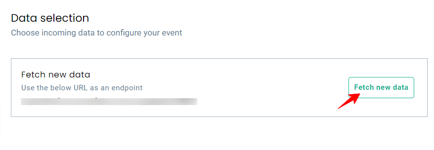 How to Integrate Recharge with Shopify Without GTM 18 Fetch New Data โ โCustomerLabs Data Selection screen showing Fetch new data button highlighted to retrieve incoming data for configuration.โ