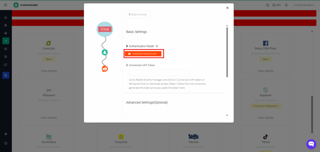 CustomerLabs + Reddit Integration 3 reddit-ads-customerlabs-integration