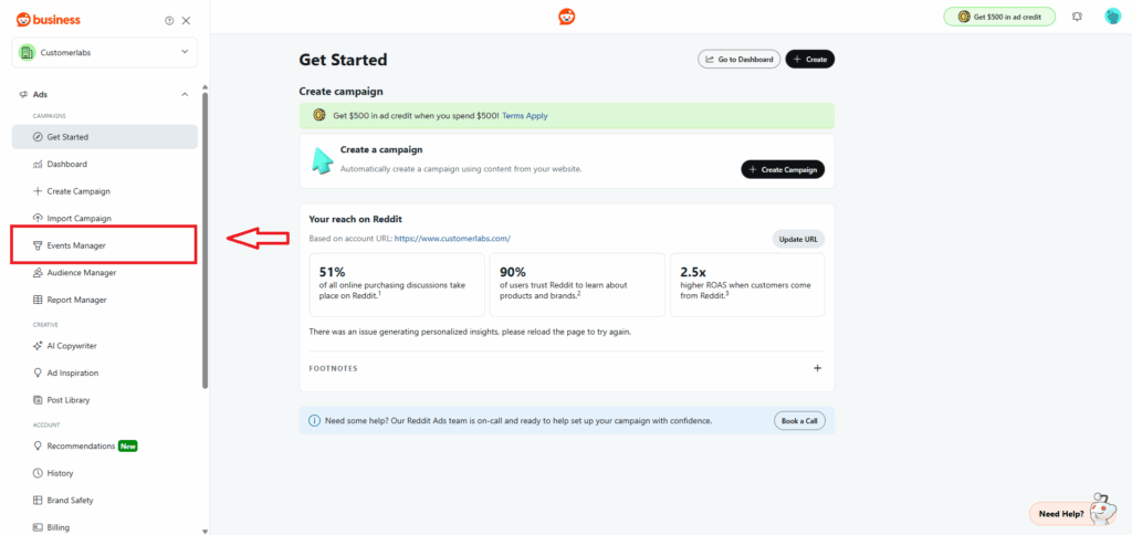 CustomerLabs + Reddit Integration 9 reddit-ads-customerlabs-integration