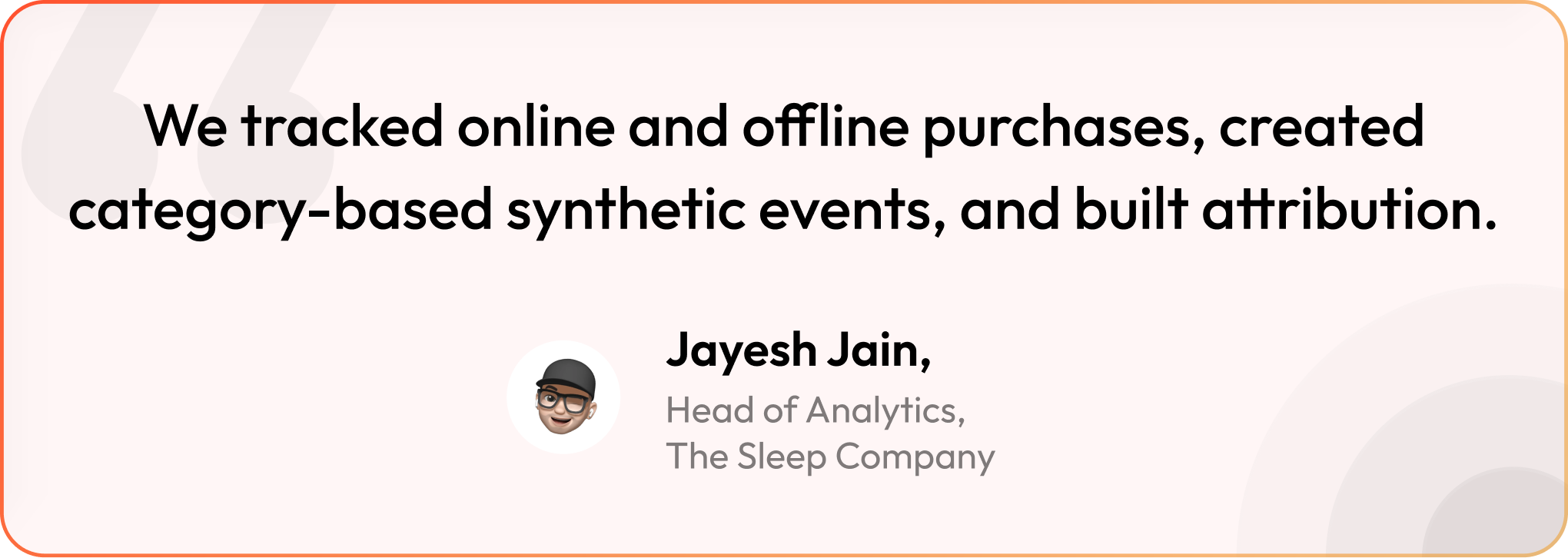 sleep company testimonial 1