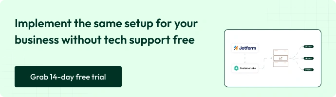 How to Scale Meta Health Campaigns While Using Jotform HIPAA Forms 6 Promotional banner for business setup trial